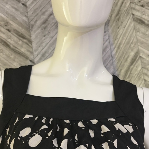 Mossimo Supply Co. Monochrome Geometric Mini Dress with pockets size xs - Picture 4 of 8